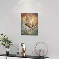 thumbnail image 2 of Christian Corss Wall Art Scripture Bible Verse Pictures Wall Decor God Canvas Painting Prints Rustic Home Decorations Framed Artwork for Bathroom Bedroom Living Room 12"x16", 2 of 6