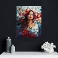 thumbnail image 4 of COMIO Butterfly Wall Decor Gifts for Women: Colorful Butterlies Canvas Wall Art Poster Black and White Woman Painting in Blush Pink Lip Framed Pictures for Girls Bedroom Home Office Room Decorations, 4 of 4