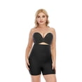 thumbnail image 2 of Mascarry Women's High Waist Seemless Thigh Slimmer Shapewear Hip Lift Shorts, Black, L, 2 of 8