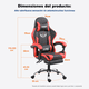 thumbnail image 4 of Silla De Escritorio VBELL Gamer Ergonómica Masaje Lumbar Color Rojo/negro Material Del Tapizado Cuero Sintético, 4 of 6
