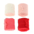 thumbnail image 3 of 4 Pcs Ruban de Soie Chiffon 2"x5 Yards pour Bricolage Invitations de Mariage Rouge, 3 of 8