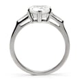 thumbnail image 4 of Luxe Jewelry Designs Women's Stainless Steel Engagement Ring with Heart Shaped Cubic Zirconia - Size, 4 of 4