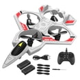 thumbnail image 2 of Avión RC Avión RC Avión Avión RC Giro 360 degree Regalo de Cumpleaños, Avión de Control Remoto, Blanco Gris 2 Batt, 2 of 8