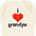 thumbnail image 4 of Inktastic I Love Grandpa Boys or Girls Long Sleeve Baby Bodysuit, 4 of 5