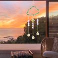 thumbnail image 1 of Fiudx Carillón de Viento de Cristal, Elegante Diseño Transparente, Estrellas Doradas, Colgante Decorativo Multicolor, Ideal para Uso Doméstico y Comercial, Ideal para Ambientes Románticos, Tamaño 50,, 1 of 6
