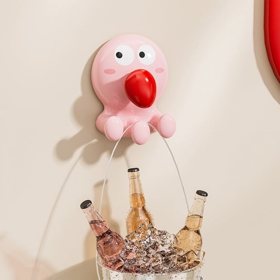 Uuiauoio Suction Cup Hooks for Shower No-Drill Bathroom Hooks for Towels, Robes, Loofah Mountable on Bathroom Walls, Kitchen, Glass, Mirrors, Tile and Smooth