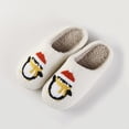 thumbnail image 2 of Gaexia Women's Winter Slippers Warm Penguin Design Soft Thick Sole Non- Indoor Outdoor Cozy Comfortable Couple, 2 of 7