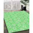 thumbnail image 3 of Ahgly Company Machine Washable Indoor Round Transitional Green Area Rugs, 3' Round, 3 of 7