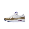 thumbnail image 1 of Nike Air Max 1 Big Kids' Shoes White/Metallic-Gold 807605-103, 1 of 1