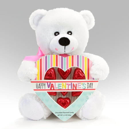 True Heart Care Bear - Progressive Balloons and Gifts White Bear Heart Box Gift
