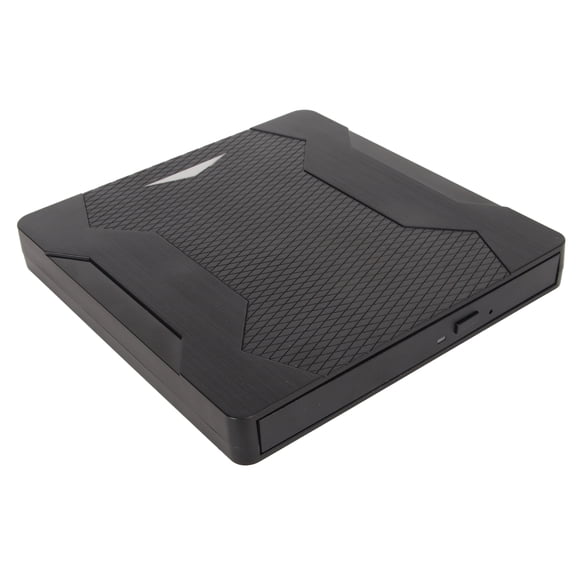 External DVD Drive, Multifunctional Low Noise Plug and Play Writer Burner Player with Breath Light for System Installation