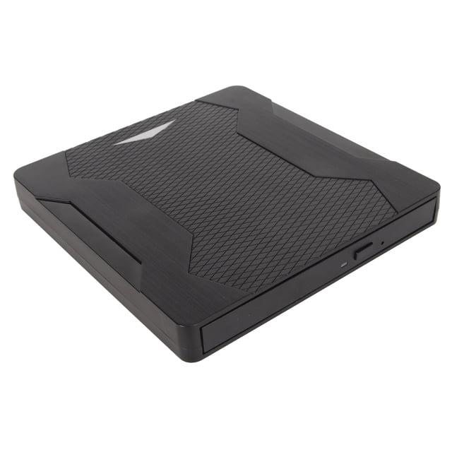 External DVD Drive, Multifunctional Low Noise Plug and Play Writer Burner Player with Breath Light for System Installation