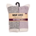 thumbnail image 3 of MUK LUKS Women's Fluffy Dream Crew Boot Socks, 6-Pack, OSFM, 3 of 6