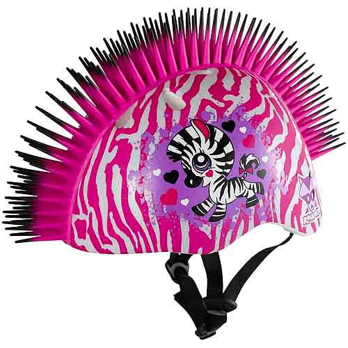 Raskullz Zebra Mohawk Helmet, Child 5+ (5054cm)