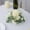 White, variant on Guozer Candle Rings For Pillars 1PCS Table Centerpieces For Dining Room Fall Decorations Indoor Candle Holders Decorative Wreath Decoration