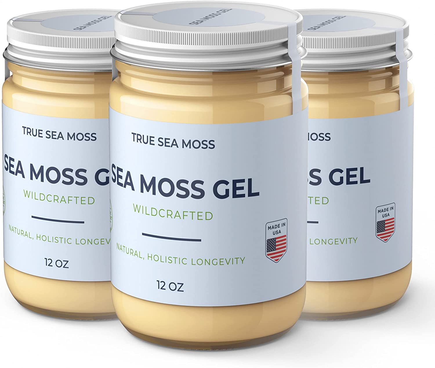 TrueSeaMoss Wildcrafted Irish Sea Moss Gel Nutritious Organic Raw