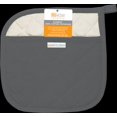 thumbnail image 1 of MUkitchen 100% Quilted Cotton Pot Holder, 9 by 9-Inches, Stainless, 1 of 1