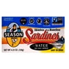 (4 pack) (4 Pack) Season Skinless & Boneless Sardines in Water, 4.25 oz