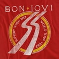 thumbnail image 2 of Bon Jovi Slippery When Wet World Tour Women's T Shirt, Red, Small, 2 of 6