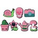 thumbnail image 1 of Decoraciones Zapatos Kawaii Dibujos Animados 7 Piezas Encantos Regalo Bricolaje para Niñas, 1 of 9