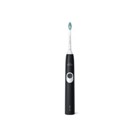 Philips Sonicare ($8 Rebate Available) ProtectiveClean 4100 Plaque Control, Rechargeable electric toothbrush with pressure sensor, Black White HX6810/50