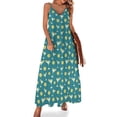 thumbnail image 1 of Es hora de Marg - Vestido azul sin mangas Vestido mujer vestido de mujer Vestidos de verano para mujer Vestidos largos de verano para mujer, 1 of 7