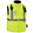 thumbnail image 3 of Ergodyne GloWearÂ® 8287 Type R Class 2 Convertible Thermal Jacket, Lime, 5XL, 3 of 4