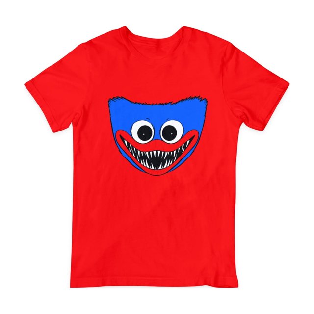 Camiseta Huggy Wuggy Playtime unisex para niños y adultos, 100% cuna