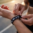 thumbnail image 6 of Woven Printed WWJD Wristbands Bulk 30 Pack Christian Religious Wrist Bracelets Silicone Rubber Sports Sweatbands for Men Women Adults (15 Colors, 30 Count), 6 of 6