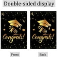 thumbnail image 4 of Congrats Garden Flag Graduation House Yard Flag Diploma Cap Vertical Double Sided, 4 of 9