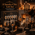 thumbnail image 3 of Halloween 3D Wine Glass Collection Gift Box Set, Pumpkin Witch Stemmed Wine Glass with Gothic Design, Halloween Party Drinkware & Spooky Holiday Gift,1PCS, 3 of 7
