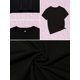 thumbnail image 3 of Girls' Back to School Graphic T-Shirt - Black educational apparel with, Soft everyday Shirt for Girls, Teachers & Students - easy Care Round Neck Top, Casual Wear, Playful Design, Breathable Mate, 3 of 7