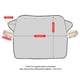 thumbnail image 4 of Speravity Cubierta de parabrisas de coche, Protector de ventana de SUV portátil para el sol, parasol de parabrisas de automóvil antideslizante para Ventana automotriz Regular Speravity VI009627-01, 4 of 6