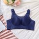 thumbnail image 3 of Plus Size Bras for Women Tube Top Vest Seamless Original Wirefree Support Bra Royal Blue D 38, 3 of 6
