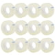 thumbnail image 1 of OWLKELA 12 rollos de cinta transparente de repuesto, cinta transparente multiusos, cinta brillante para oficina, hogar, escuela, 1 of 5