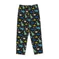 thumbnail image 4 of Naloa Dinosaur Print Women’s Ultra-Soft Comfy Pajama Lounge Pants with Pockets & Drawstring, 4 of 8