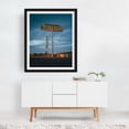 thumbnail image 3 of Motel, Green River - Green River Utah Photography Neon Sign Vintage Retro Route 66 Night Sky Rustic Motel Black Framed Wall Art Print 6 x 8 inches, 3 of 4
