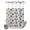 Beige, Navy, Gray, variant on No Hook Shower Curtain, Navy Blue Coastal Shower Curtains for Bathroom with See Through Top Window, Nautical Starfish Coral Shell Summer Ocean Waterproof & Washable Bath Curtain Long 72"x78"