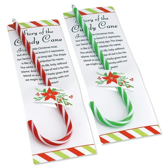 Current Candy Cane Story Treat Holder- 7 3/4"H- Set of 12