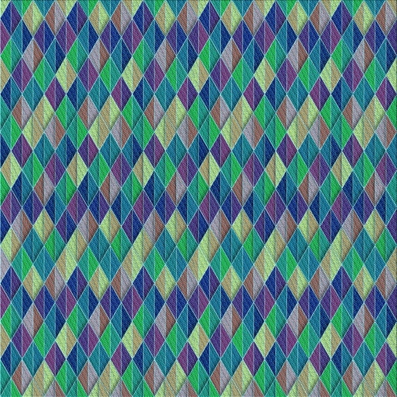 Ahgly Company Machine Washable Indoor Square Transitional Mint Green Area Rugs, 5' Square