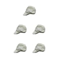 thumbnail image 3 of VONKY Knitted Hats With Ear Protectors For Extra Warmth In Winter Acrylic Fiber Matreial Knitted Caps white 5Set, 3 of 6