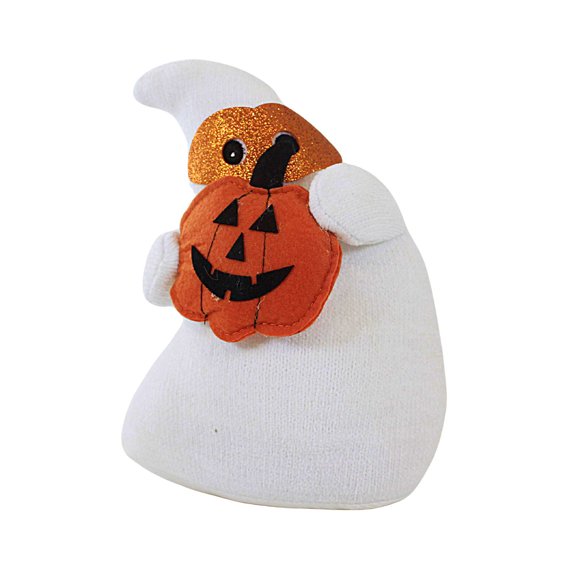 Ganz Knitted Ghost - One Ghost 8.75 Inch, Cotton - Weighted Halloween Mh189509 Pumpkin