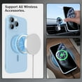 thumbnail image 2 of Magnetic case for iPhone 11 Pro Max Phone Case for Women, Matte Luxury Soft Metallic Luster Design with Camera Lens Protector, Compatible with Magsafe Case for iPhone 11 Pro Max 6.5"-Blue, 2 of 13