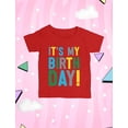 thumbnail image 4 of Birthday Girl Shirt Birthday Boy Shirt 2nd 3rd 4th 5th Birthday Shirt Outfit 2T Red, 4 of 6