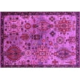 thumbnail image 1 of Ahgly Company Indoor Rectangle Oriental Pink Industrial Area Rugs, 5' x 8', 1 of 4