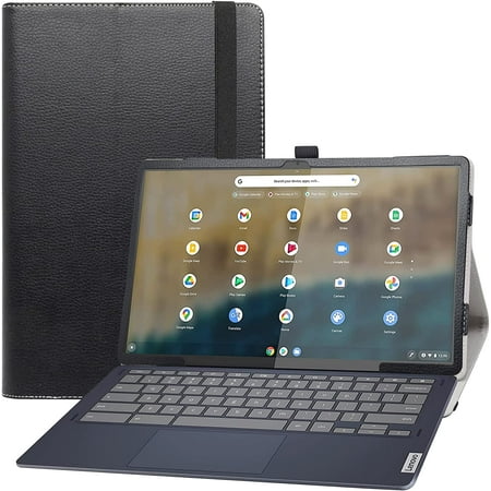 for Lenovo IdeaPad Duet 5 Chromebook Case,PU Leather Folio 2-Folding Stand Cover for Lenovo IdeaPad Duet 5