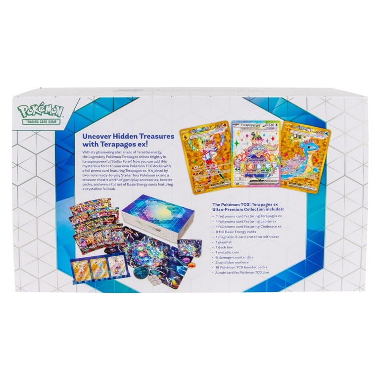 Terapagos ex Ultra Premium Collection 英語 POKEMON TERAPAGOS EX ULTRA PREMIUM COL - Walmart.com