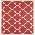 thumbnail image 1 of Safavieh Courtyard Red Indoor Outdoor Rug - Square 7'10", 1 of 1