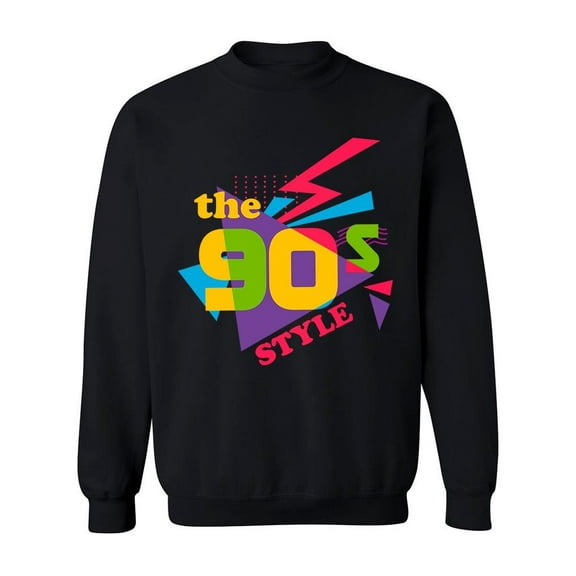 90's The Style Sweatshirt Men -Image by Shutterstock, Male Medium