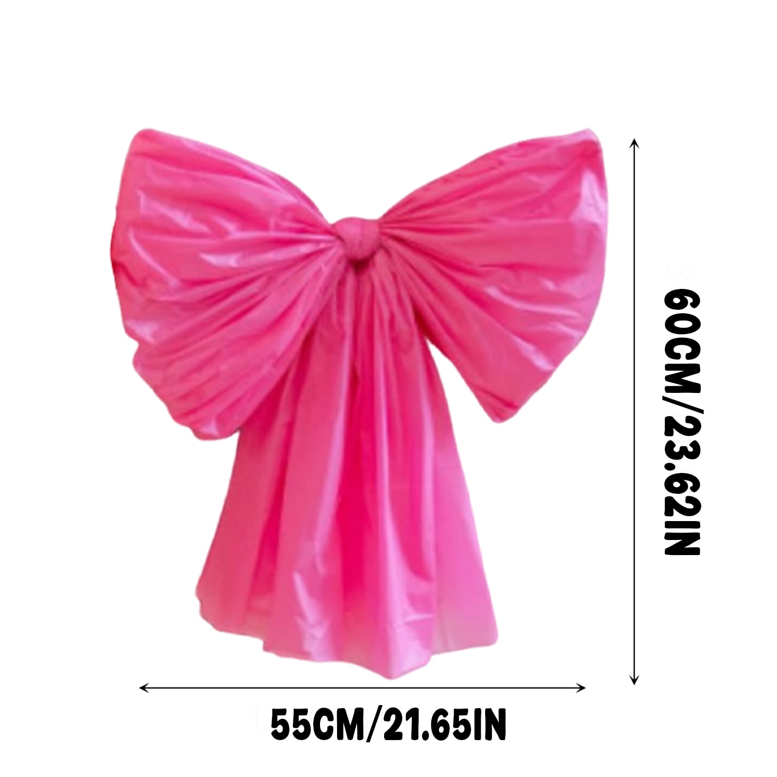 Valentines Day Decorations - Set of 6 DIY Giant Wall Bows, Hanging Valentine Bows Decor for Door Window Room, 23.6" Romantic Red Bows Valentine's Day Gifts